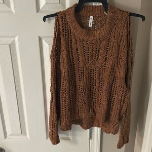 Beautiful copper crop sweater